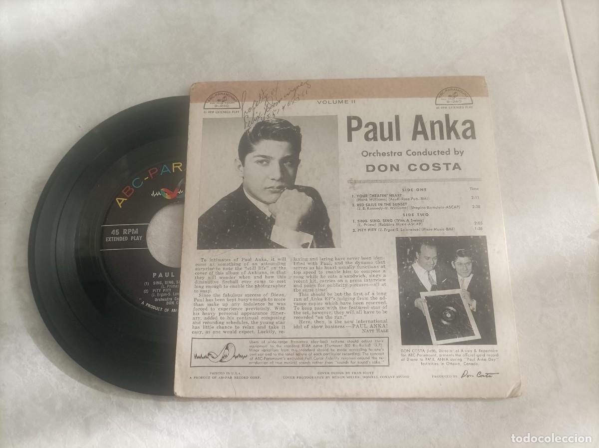 Discos de vinilo: Paul Anka ep original USA - Foto 2
