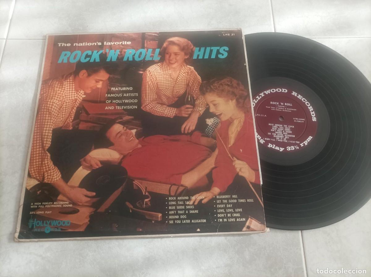 Discos de vinilo: Lp original USA rock and roll hits - Foto 1