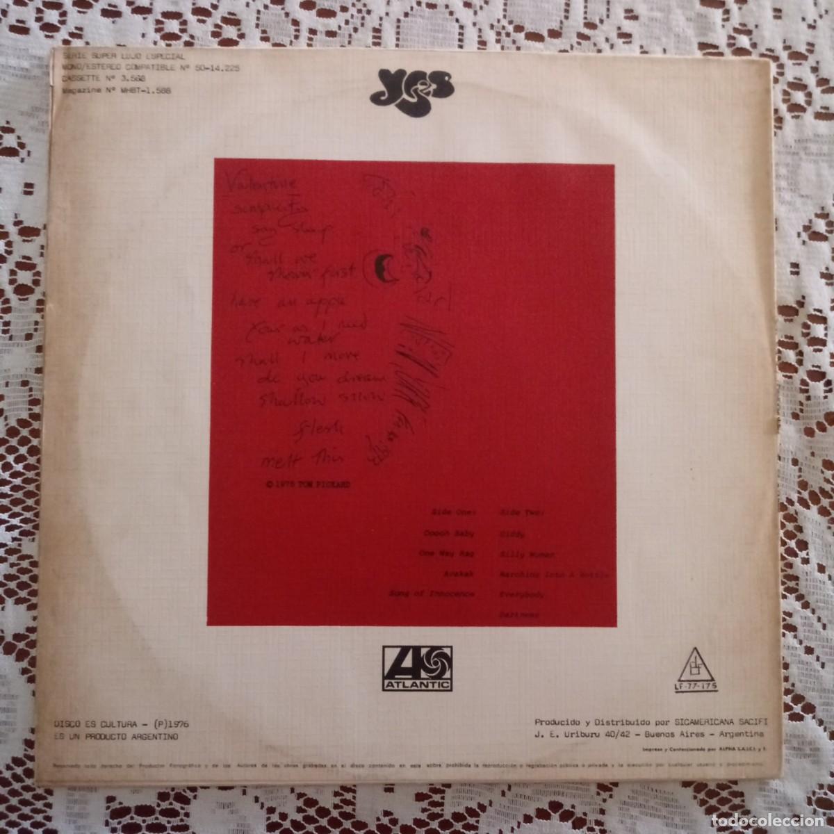 Discos de vinilo: Alan White (YES) Ramshackled (LP Argentina) - Foto 8