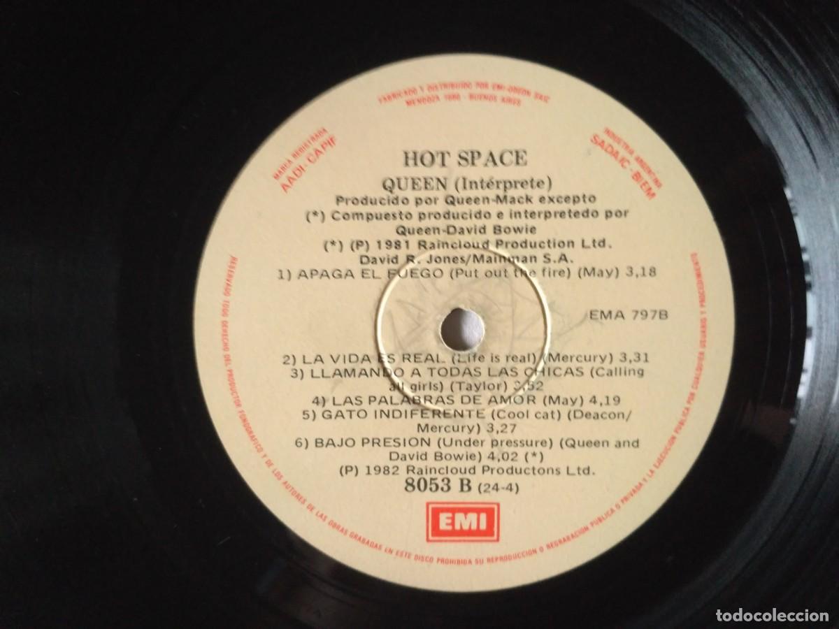 Discos de vinilo: Queen - Hot Space (LP Argentina) - Foto 2