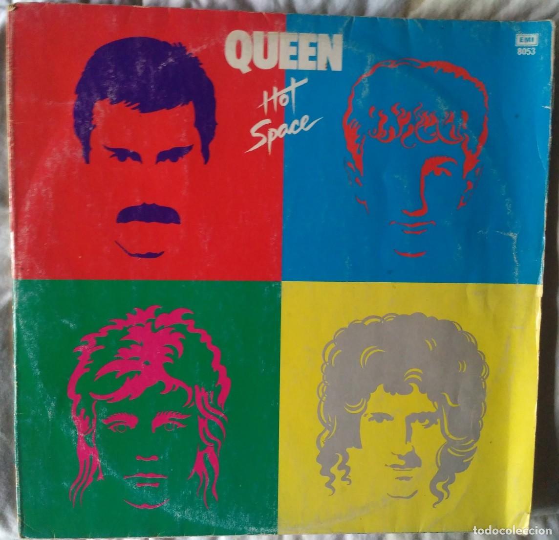 Discos de vinilo: Queen - Hot Space (LP Argentina) - Foto 1