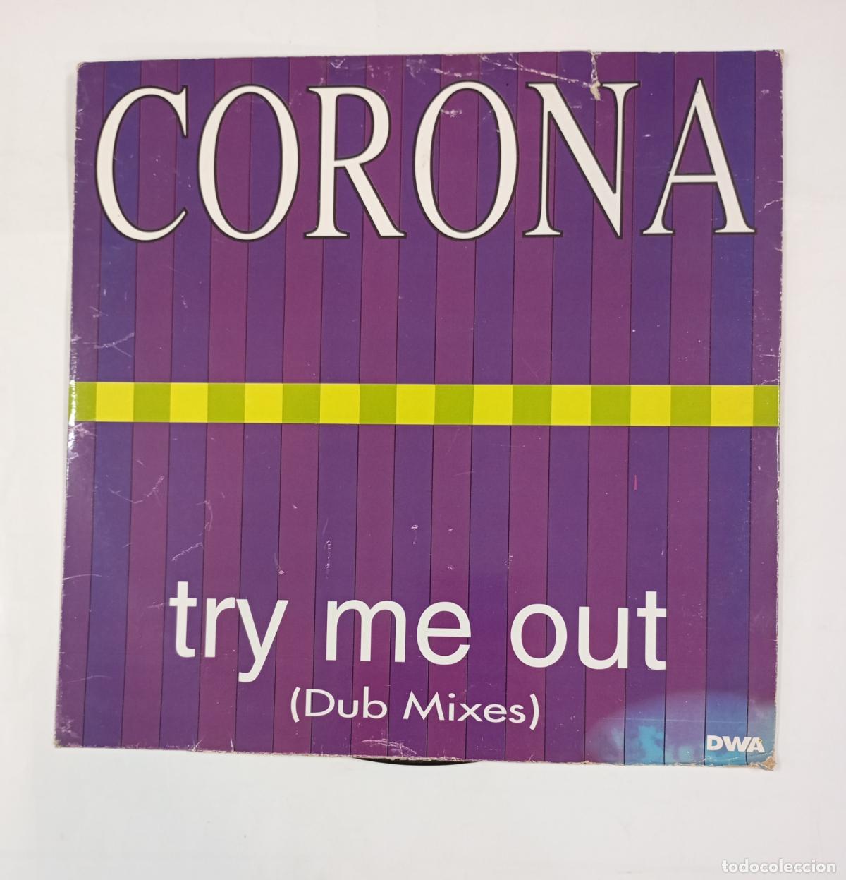 Discos de vinilo: Corona &ndash; Try Me Out. MAXI-SINGLE. TDKDA10 - Foto 1