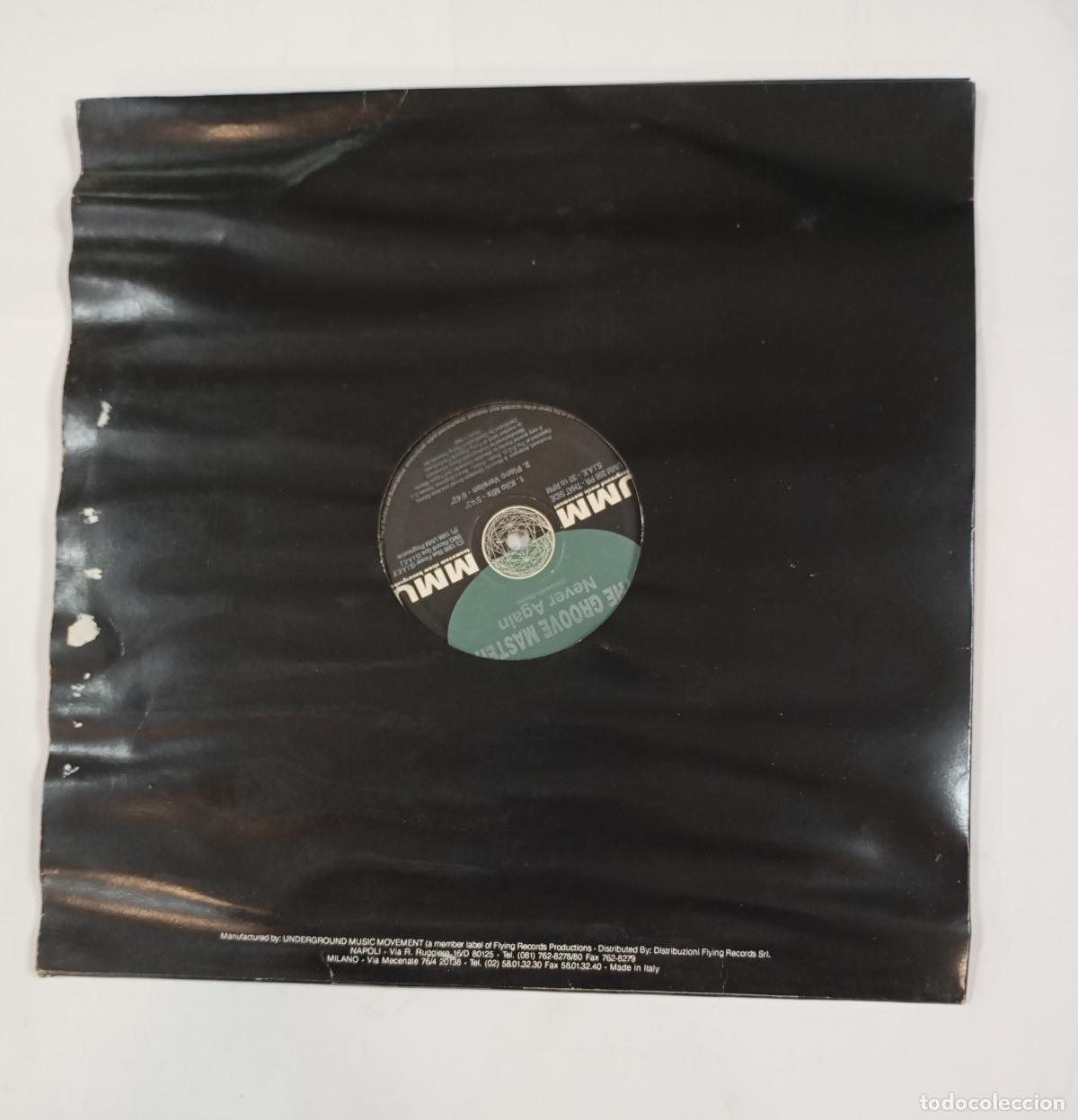 Discos de vinilo: The Groove Master. Never Again. Maxi-Single. TDKDA10 - Foto 2