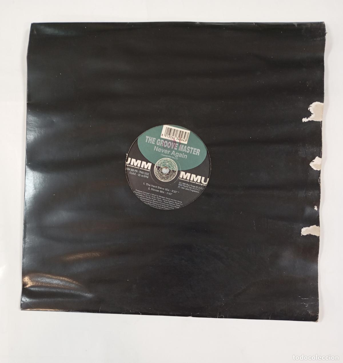 Discos de vinilo: The Groove Master. Never Again. Maxi-Single. TDKDA10 - Foto 1