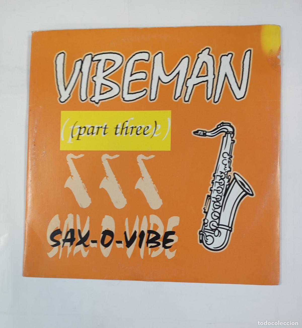 Discos de vinilo: Vibeman (Part Three) - Sax-O-Vibe. Maxi-Single. TDKDA10 - Foto 1