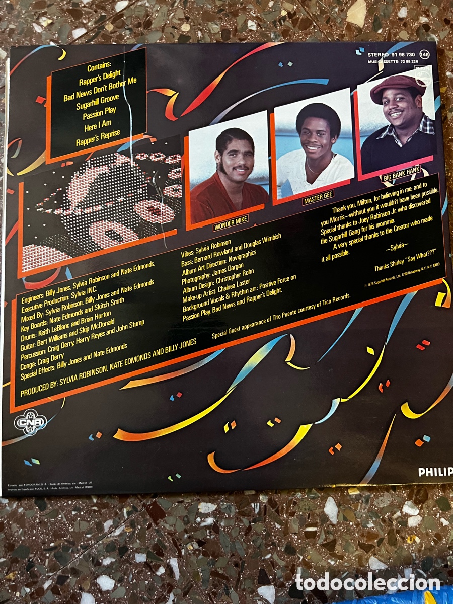 Discos de vinilo: Vinilo de Sugarhill Gang - Foto 5
