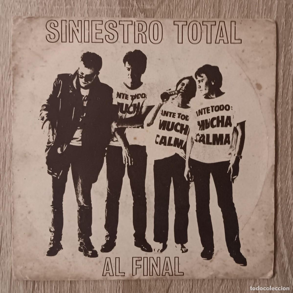 Discos de vinilo: SINGLE DISCO VINILO SINIESTRO TOTAL AL FINAL DRO 1986 - Foto 1