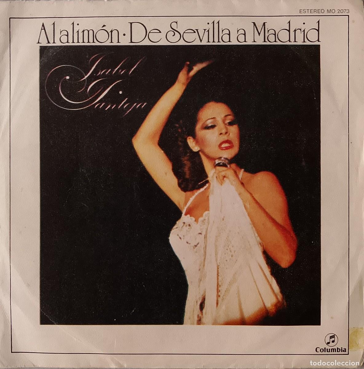 Discos de vinilo: Isabel Pantoja. Al alim&oacute;n. Vinilo single. - Foto 1
