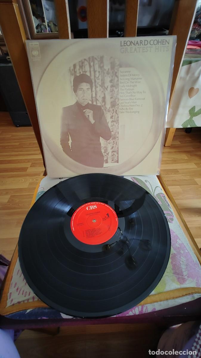 Discos de vinilo: LEONARD COHEN-LP GREATEST HITS - Foto 1