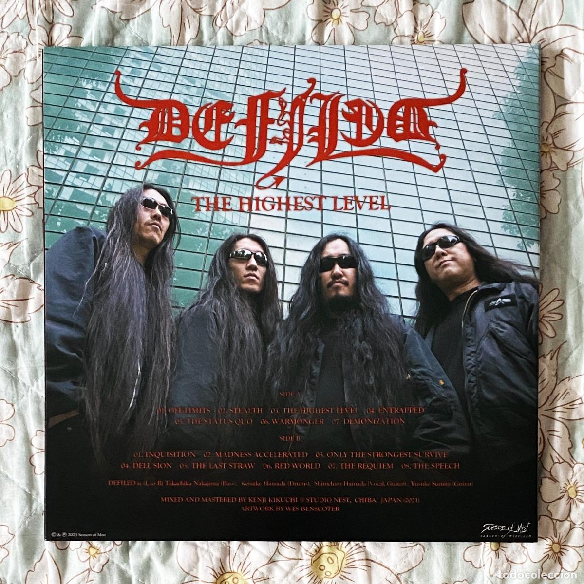 Discos de vinilo: DEFILED - THE HIGHEST LEVEL 12 LP GATEFOLD - DEATH METAL - Foto 2