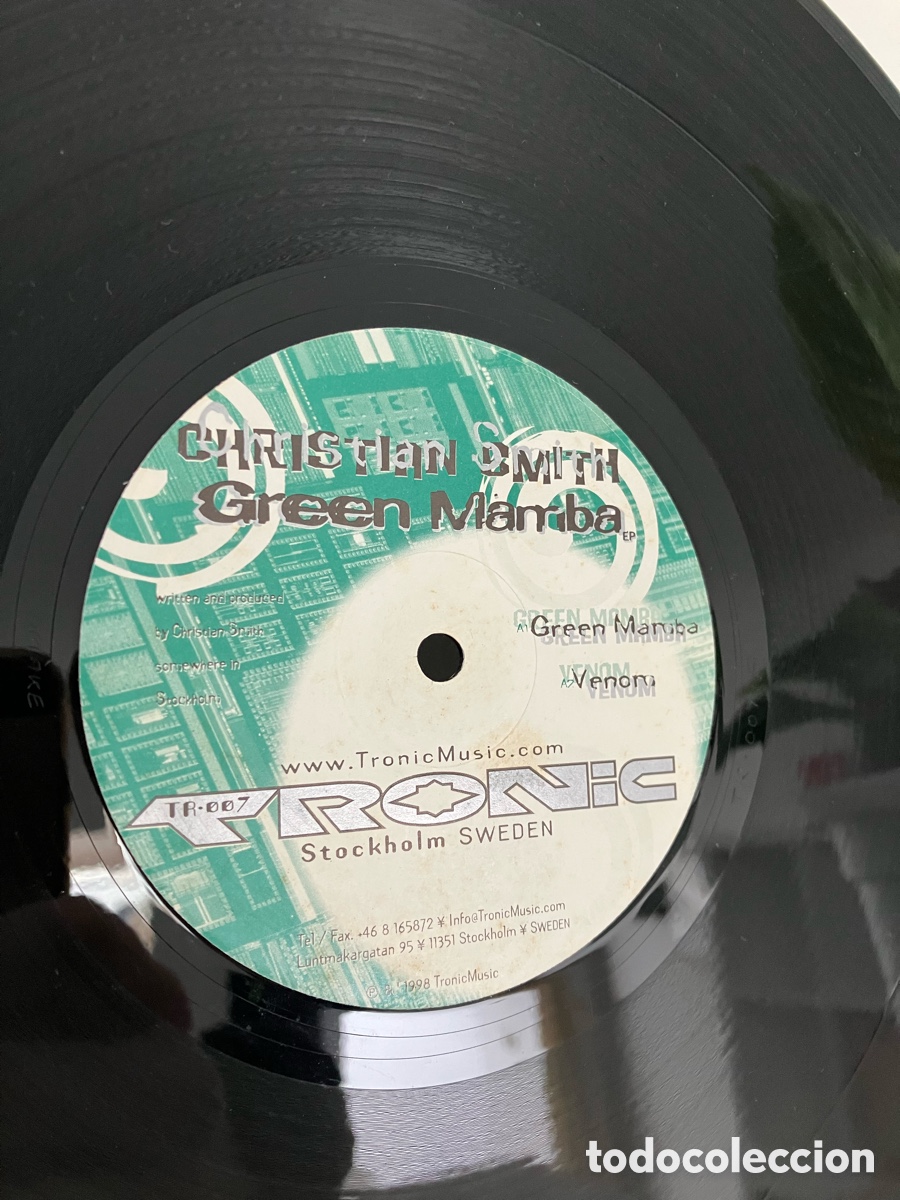 Discos de vinilo: Christian Smith -Green Mamba - Foto 2