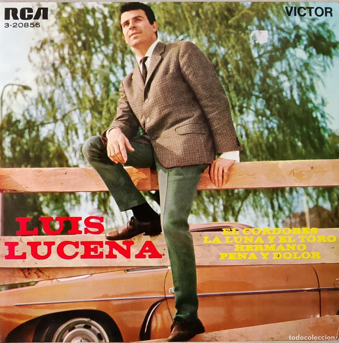 Discos de vinilo: Luis Lucena. La luna y el toro. Vinilo single EP. - Foto 1