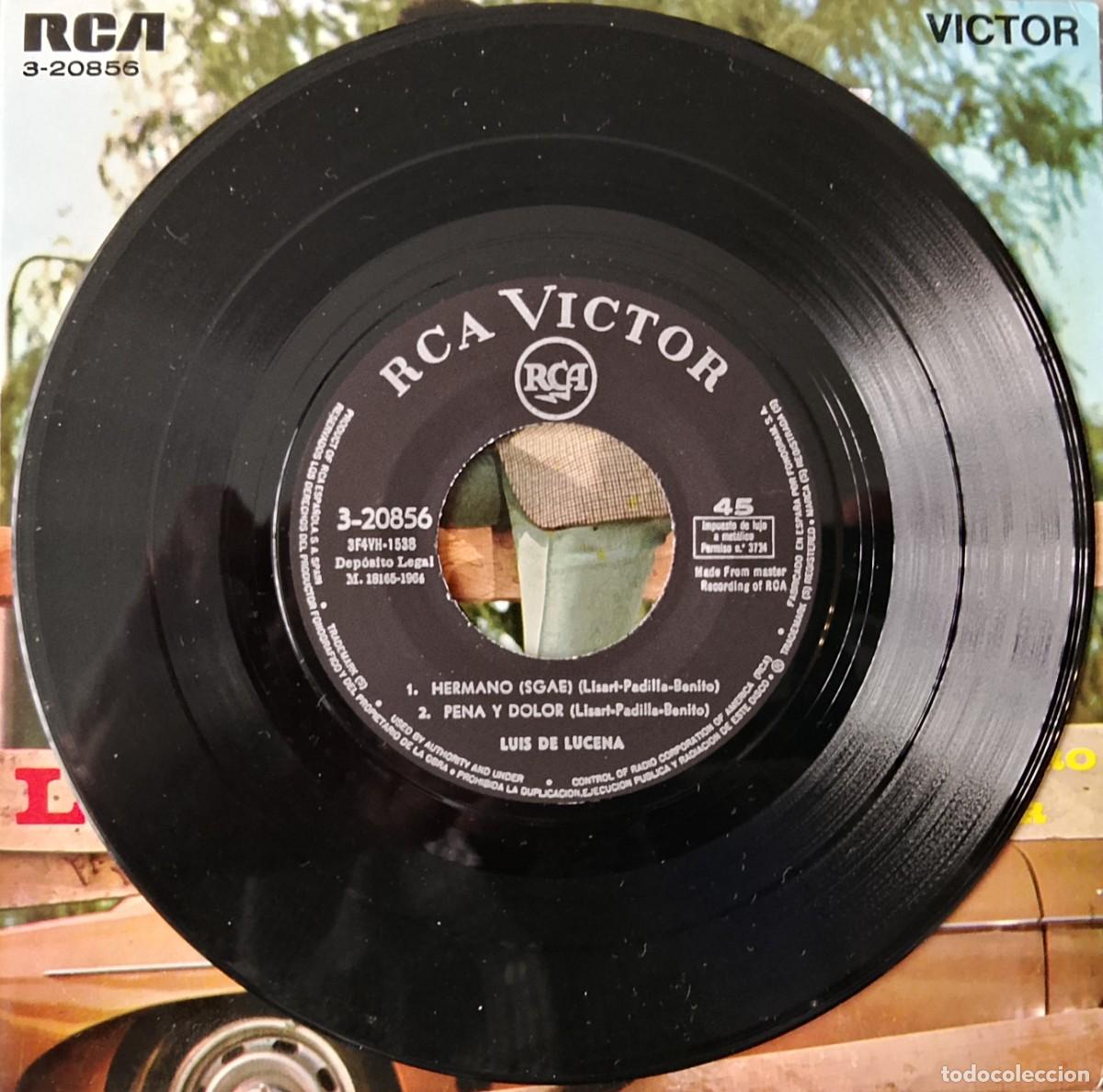 Discos de vinilo: Luis Lucena. La luna y el toro. Vinilo single EP. - Foto 3