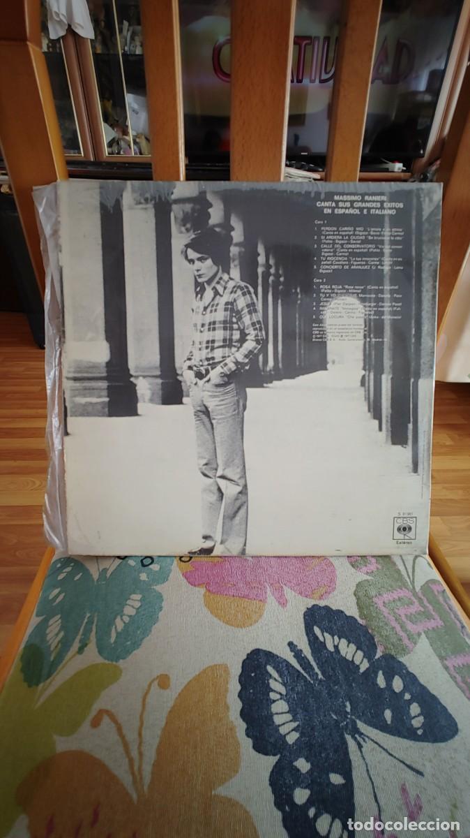 Discos de vinilo: MASSIMO RANIERI-LP CANTA EN ESPA&Ntilde;OL E ITALIANO - Foto 2
