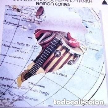 Discos de vinilo: Grandes &eacute;xitos de hispanoam&eacute;rica Ram&oacute;n Gomes 2LP 1979 - Foto 1