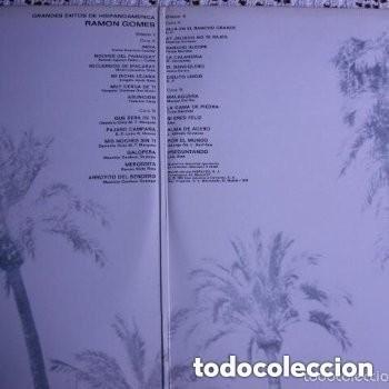 Discos de vinilo: Grandes &eacute;xitos de hispanoam&eacute;rica Ram&oacute;n Gomes 2LP 1979 - Foto 2