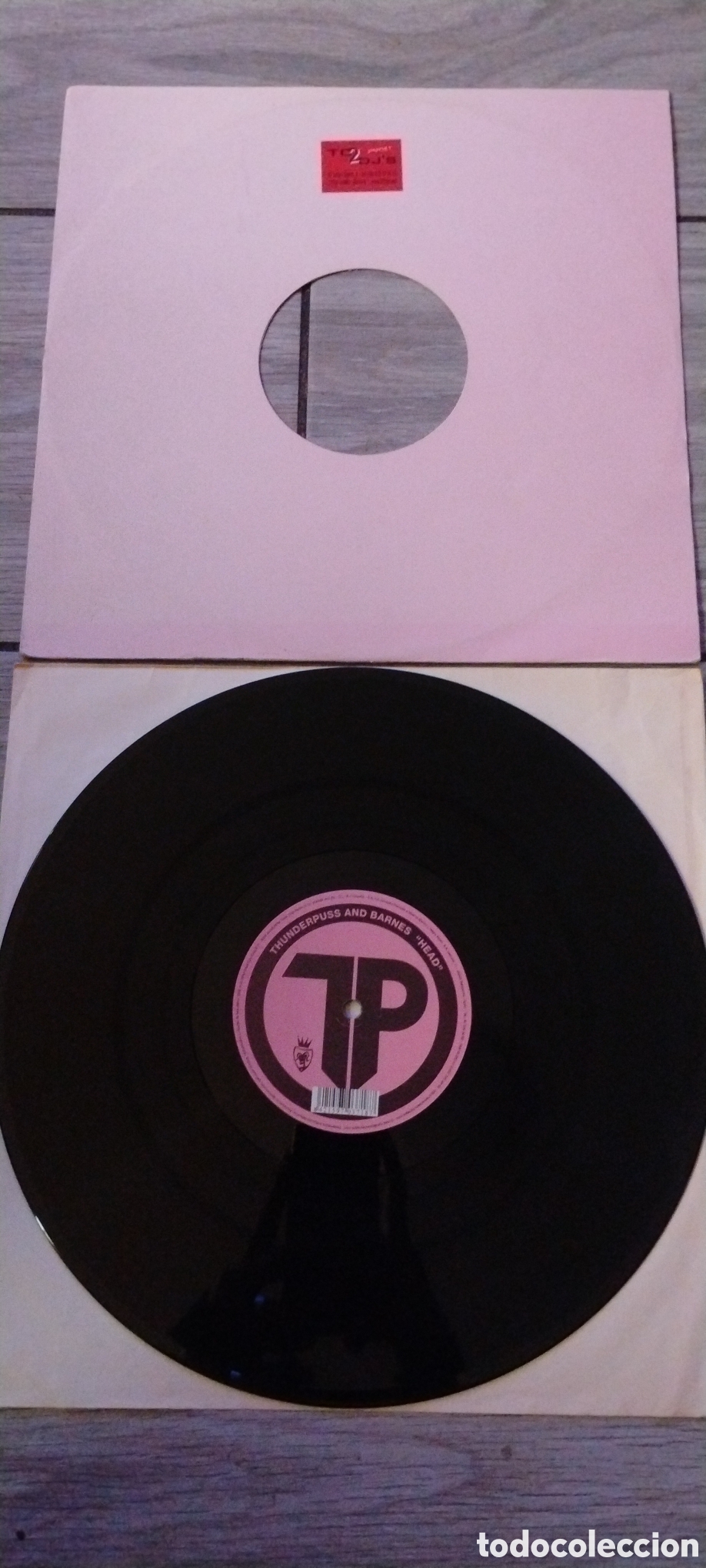 Discos de vinilo: THUNDERPUSS AND BARNES-HEAD-MAXI-VENDETTA/SPAIN-IB - Foto 2