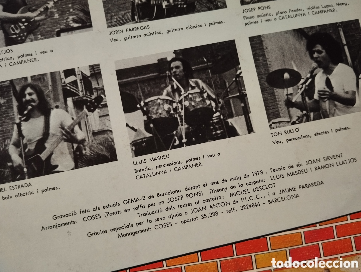 Discos de vinilo: Coses - Perqu&egrave; no sapagui laire - LP - Foto 4