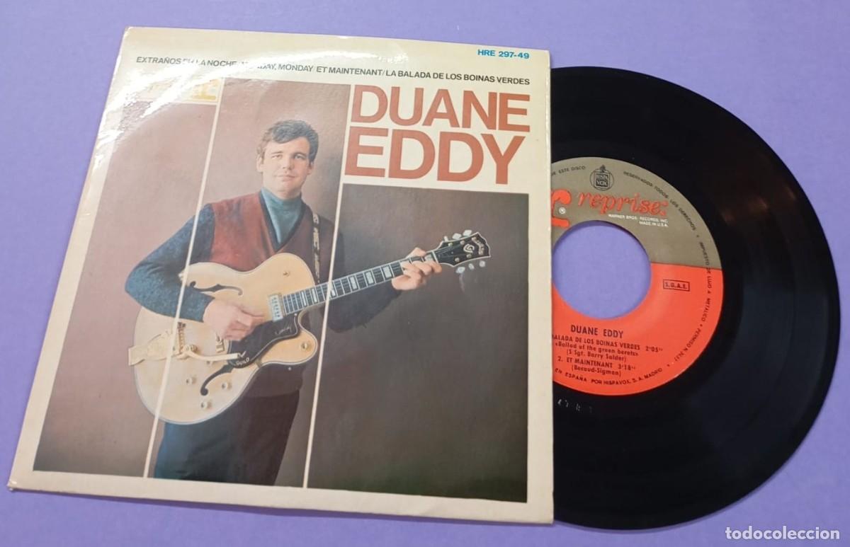 Discos de vinilo: DUANE EDDY - EXTRA&Ntilde;OS EN LA NOCHE + 3 - EP. 1966 - Foto 3