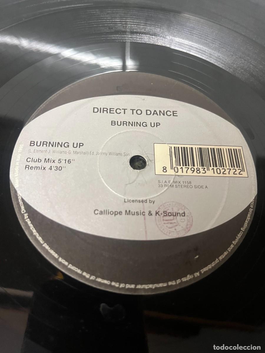 Discos de vinilo: Direct To Dance Burning Up - Foto 3