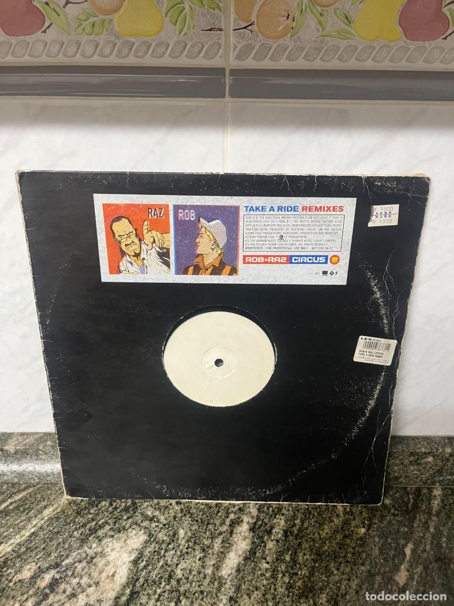 Discos de vinilo: Rob N Raz Circus With D-Flex Take A Ride (Remixes) - Foto 1