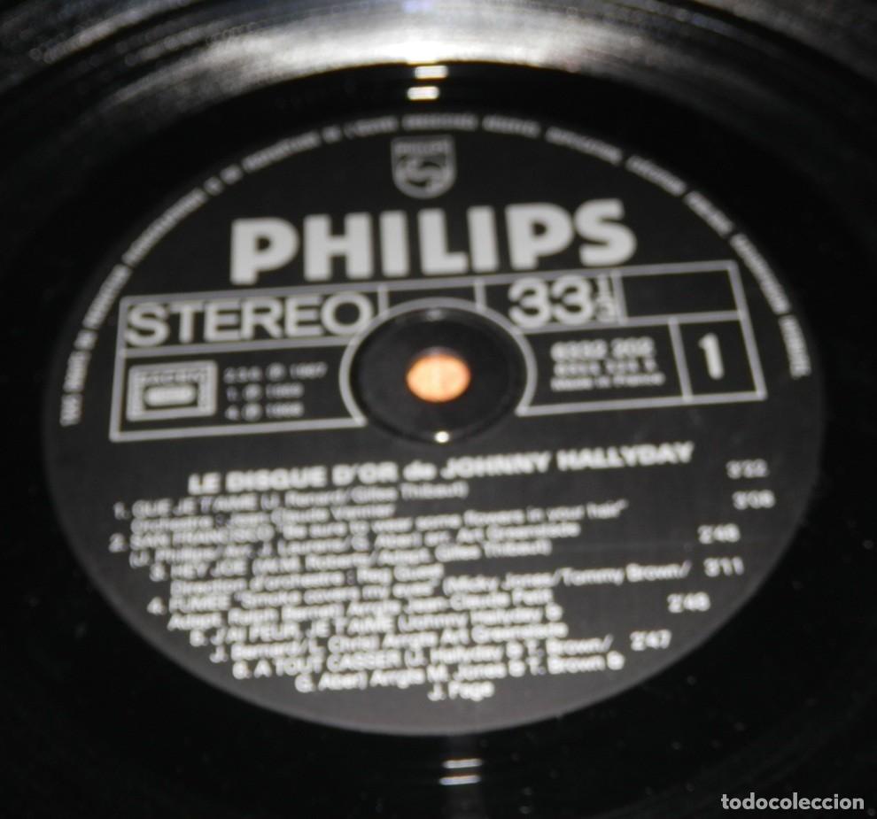 Discos de vinilo: DISCO LP DE VINILO DE JOHNNY HALLYDAY - Foto 3