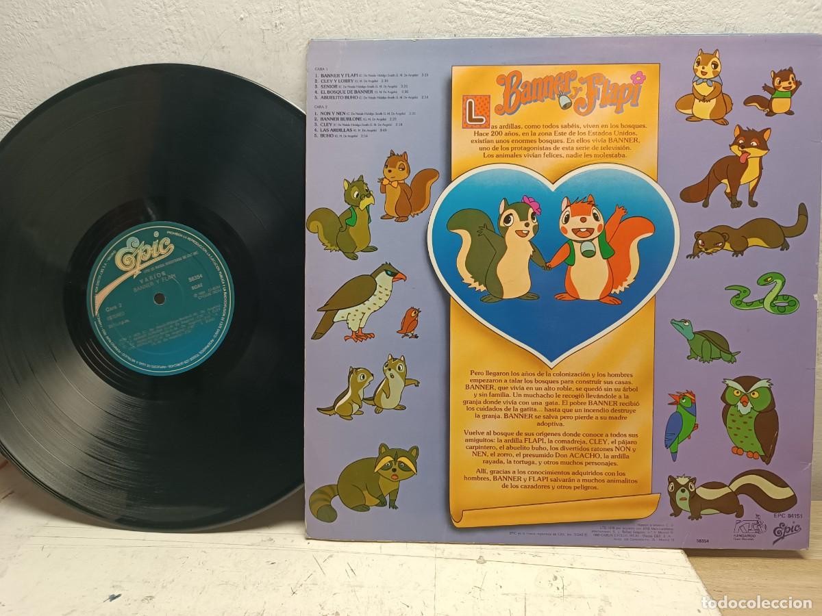 Discos de vinilo: Banner Y Flapi BANDA SONORA DE LA SERI DE TV LP - Foto 2