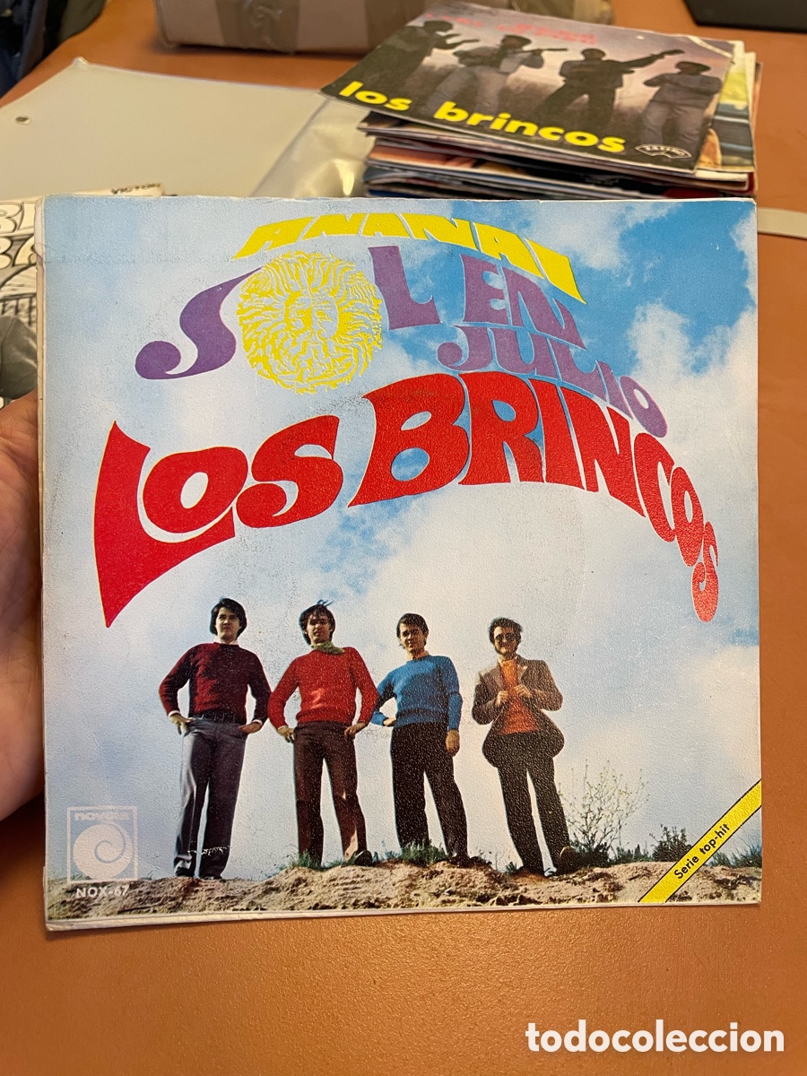 Discos de vinilo: Los Brincos &ndash; Ananana / Sol en julio - Foto 1