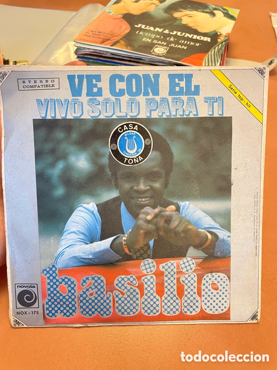 Discos de vinilo: Basilio &ndash; Ve con &eacute;l / Vivo solo para ti - Foto 1