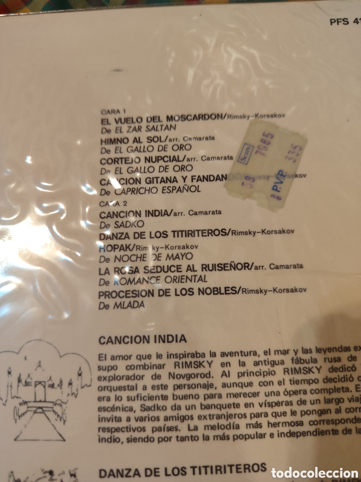 Discos de vinilo: El ex&oacute;tico Rimsky Korsakov - Foto 3
