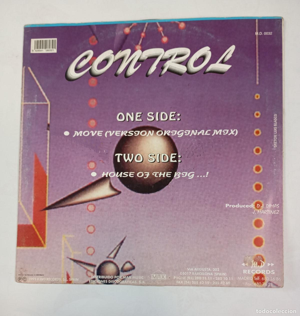 Discos de vinilo: CONTROL MOVE. MD RECORDS. MAXI-SINGLE. TDKDA84 - Foto 2