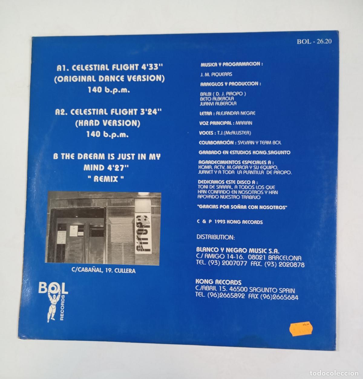 Discos de vinilo: CELESTIAL FLIGHT. PIROPO. MAXI-SINGLE. TDKDA84 - Foto 2