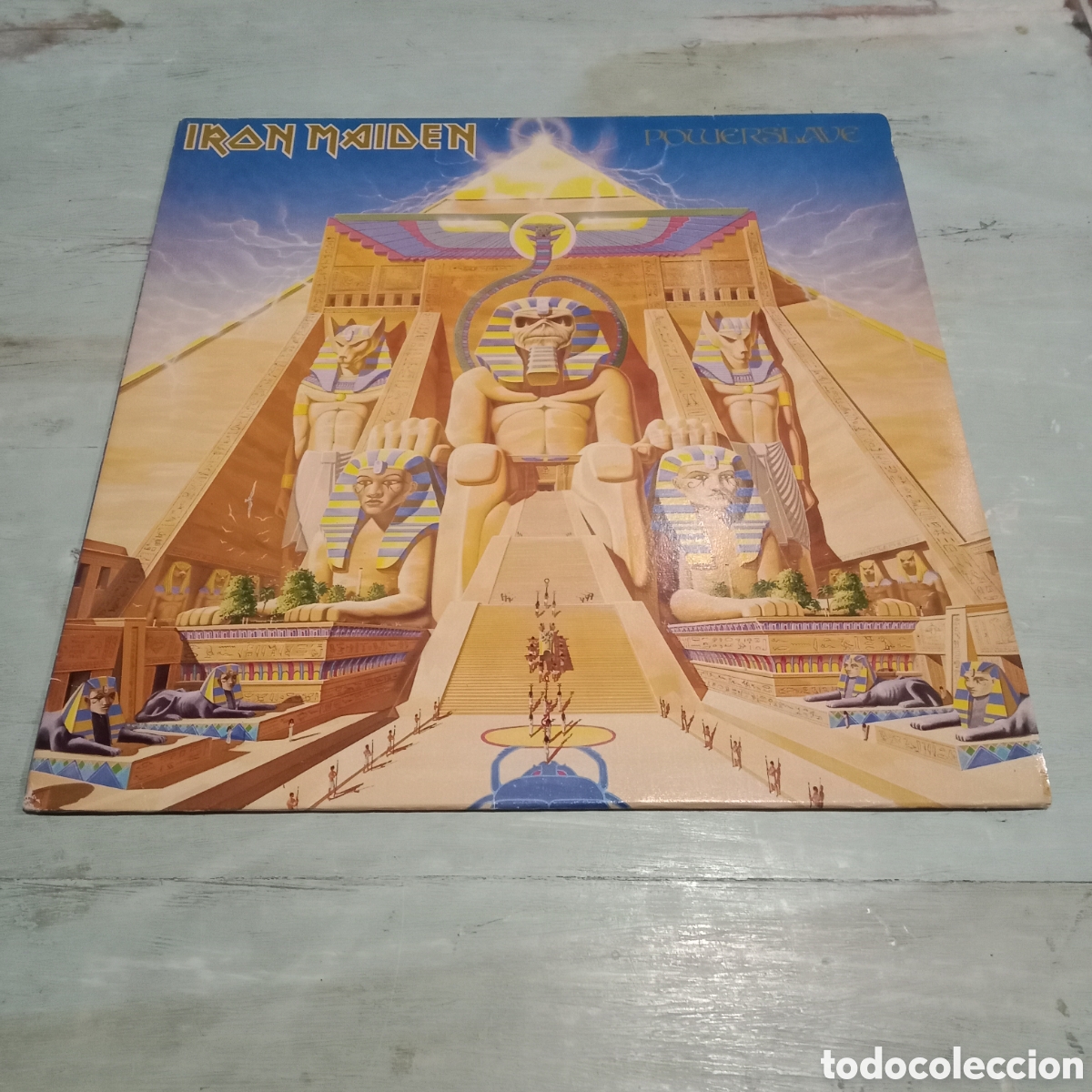 Discos de vinilo: IRON MAIDEN - POWERSLAVE - LP - Foto 1