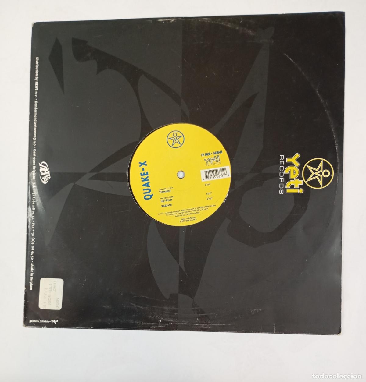 Discos de vinilo: QUAKE-X. TIMELESS. MAXI-SINGLE. TDKDA84 - Foto 2