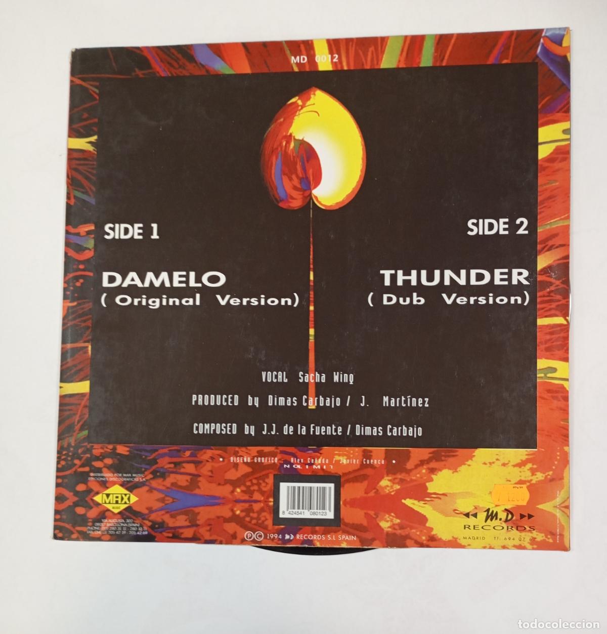 Discos de vinilo: DAMELO. BASS. INTELECT. MAXI-SINGLE. TDKDA84 - Foto 2