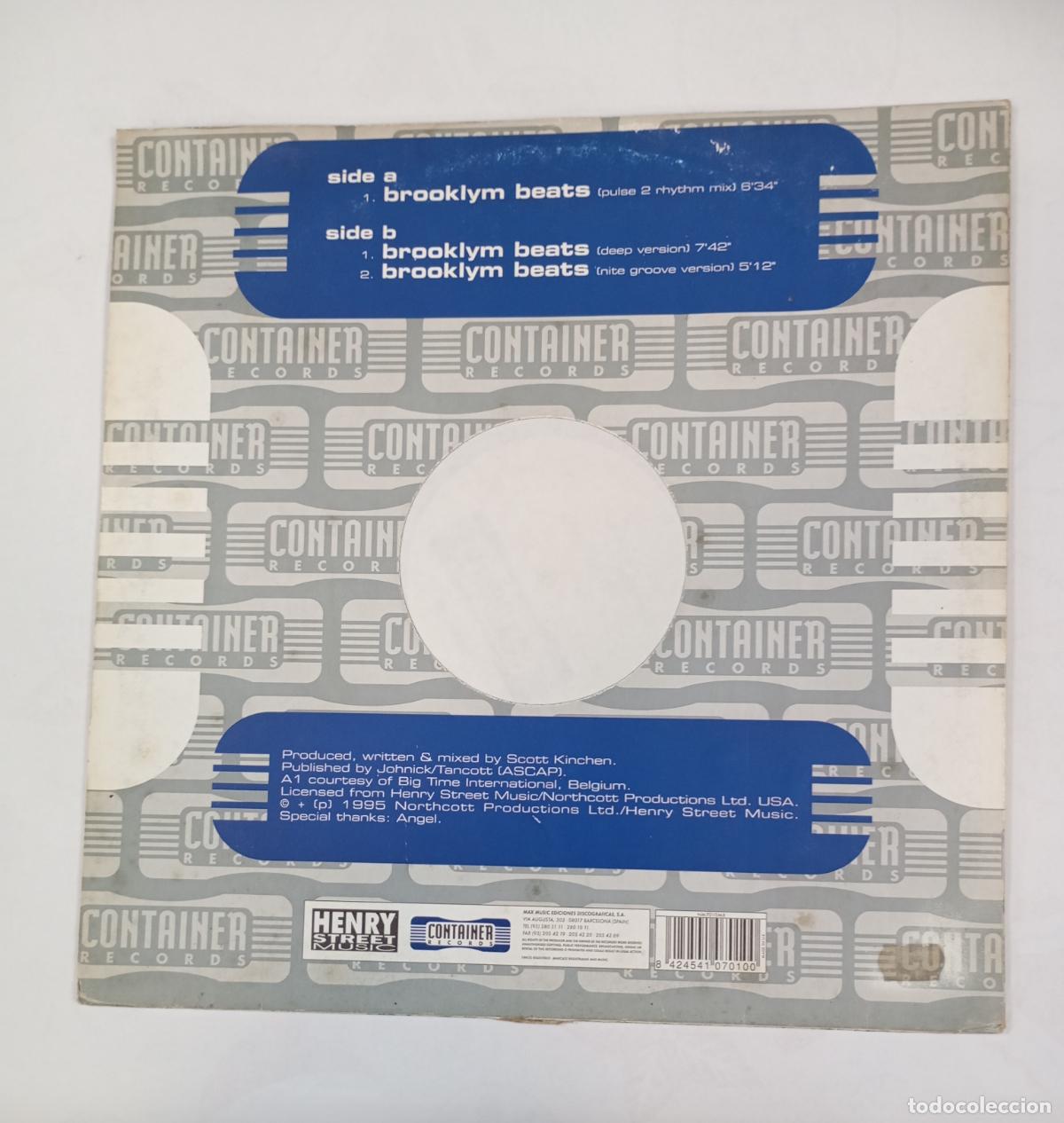 Discos de vinilo: BROOKLIN BEATS. SCOTTI DEEP. MAXI-SINGLE. TDKDA84 - Foto 2