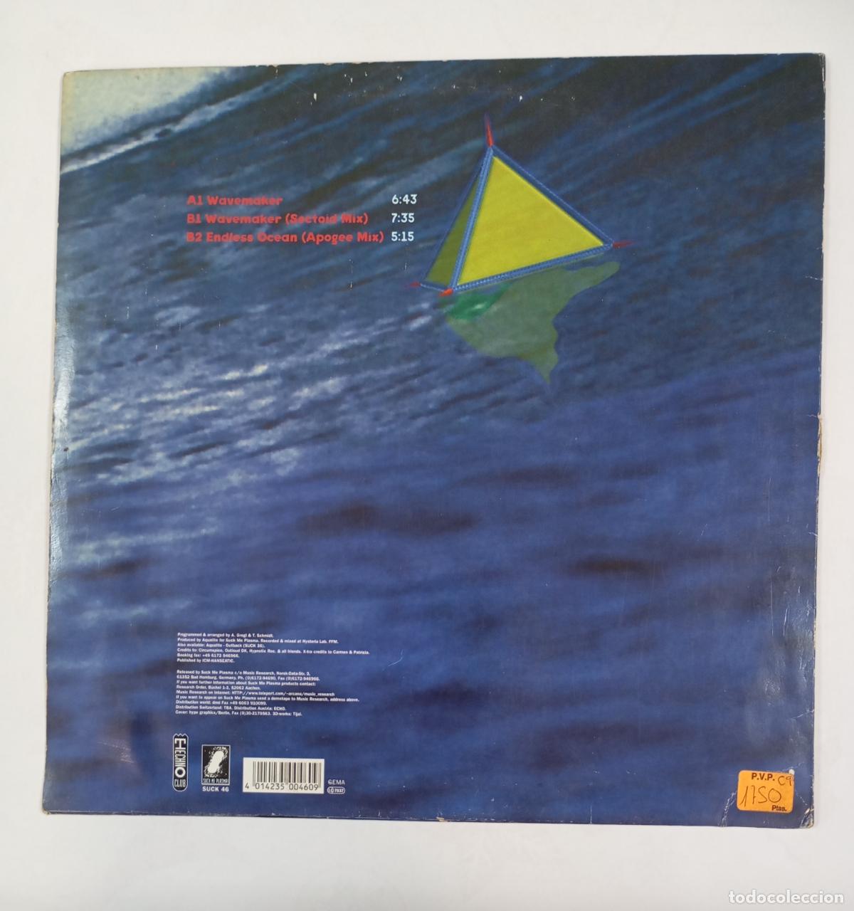 Discos de vinilo: AQUALITE. WAVEMAKER. MAXI-SINGLE. TDKDA84 - Foto 2