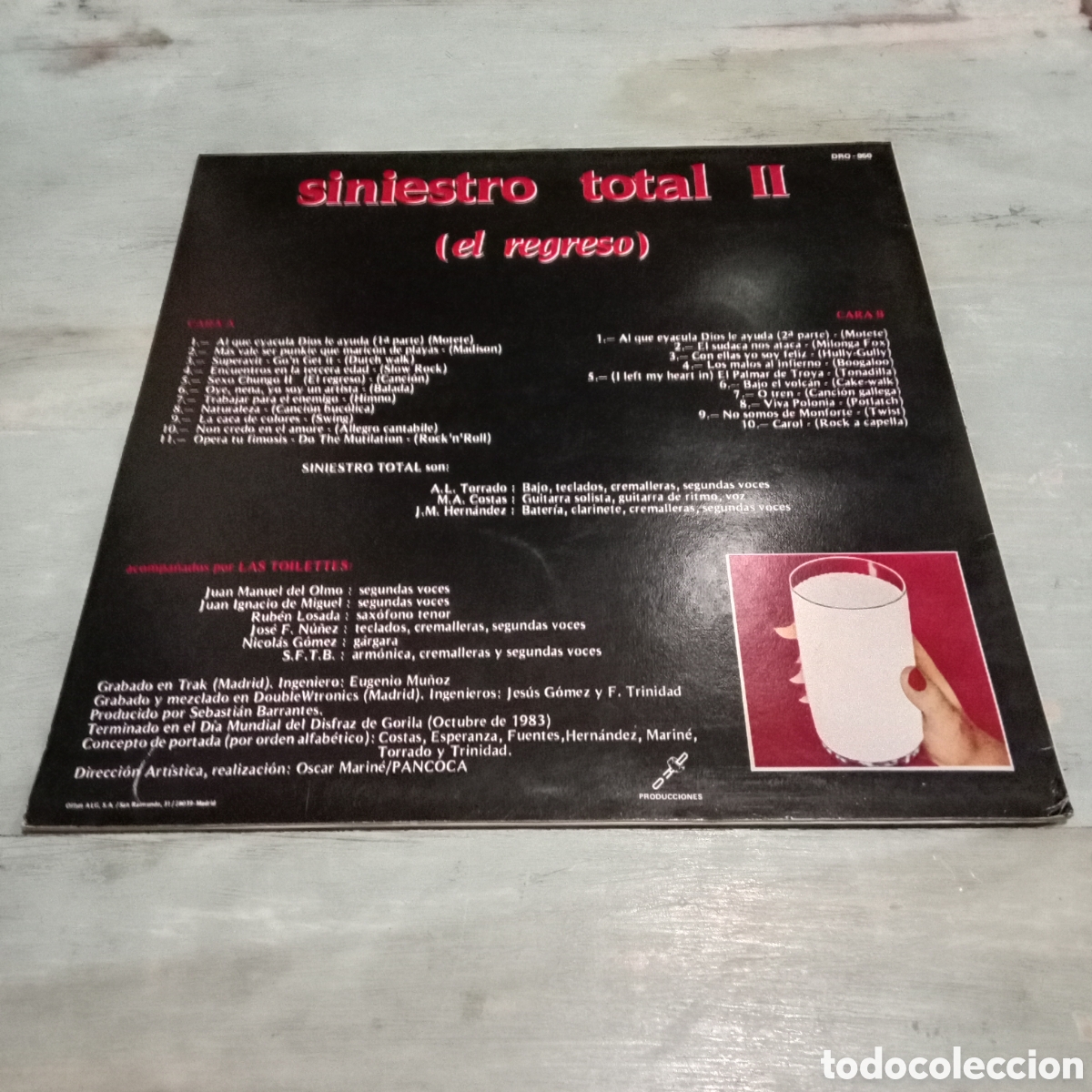 Discos de vinilo: SINIESTRO TOTAL - SINIESTRO TOTAL II (EL REGRESO) - LP - Foto 2