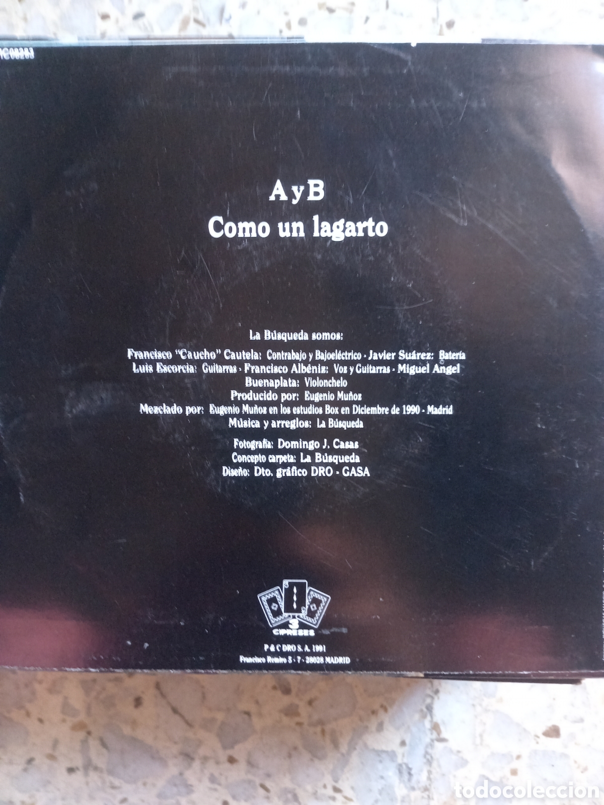 Discos de vinilo: SGL LA BUSQUEDA COMO UN LAGARTO 1991 - Foto 2