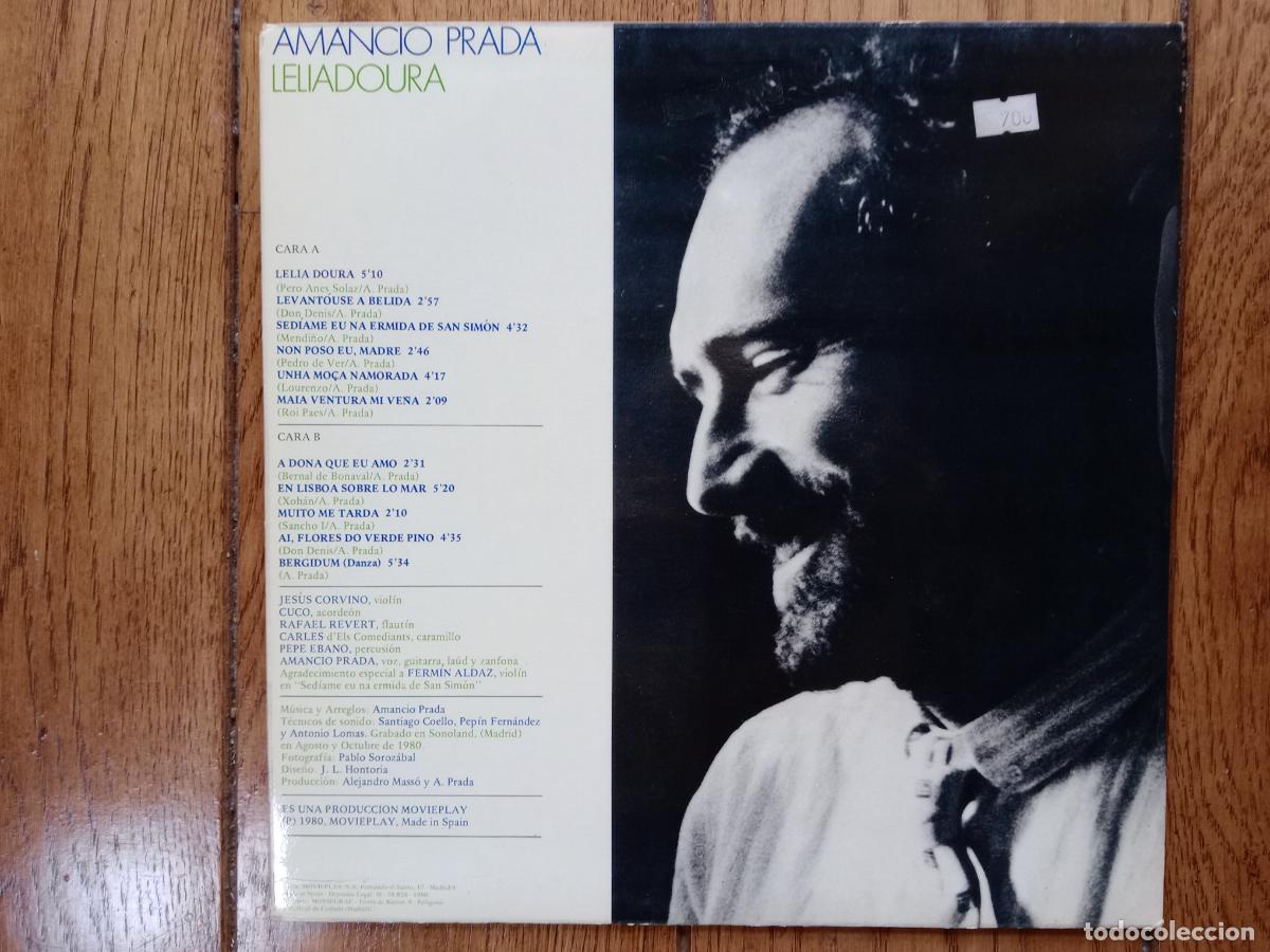 Discos de vinilo: Amancio Prada - Leliadoura - Foto 2