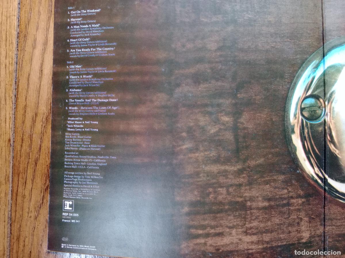 Discos de vinilo: Neil Young - harvest - Foto 2