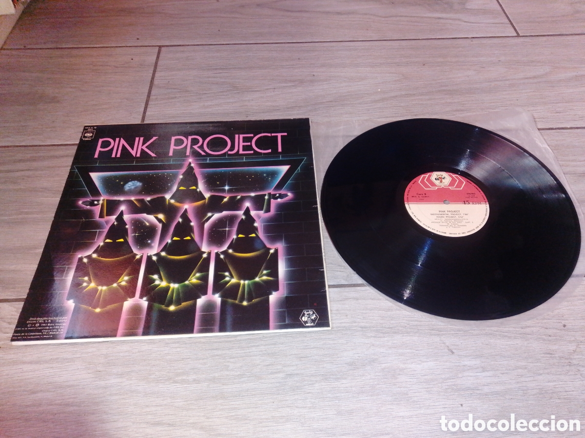 Discos de vinilo: PINK PROJECT - DISCO PROJECT - MAXI - SPAIN - CBS - LV - - Foto 2
