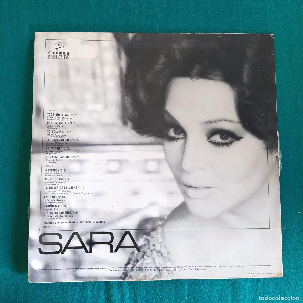 Discos de vinilo: Sara Montiel &ndash; Sara . - Foto 2