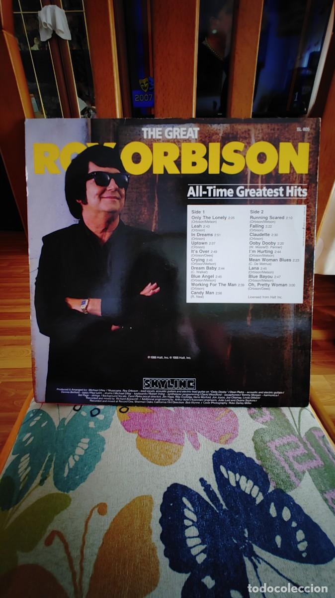 Discos de vinilo: ROY ORBISON-LP ALL TIME GREATEST HITS - Foto 2