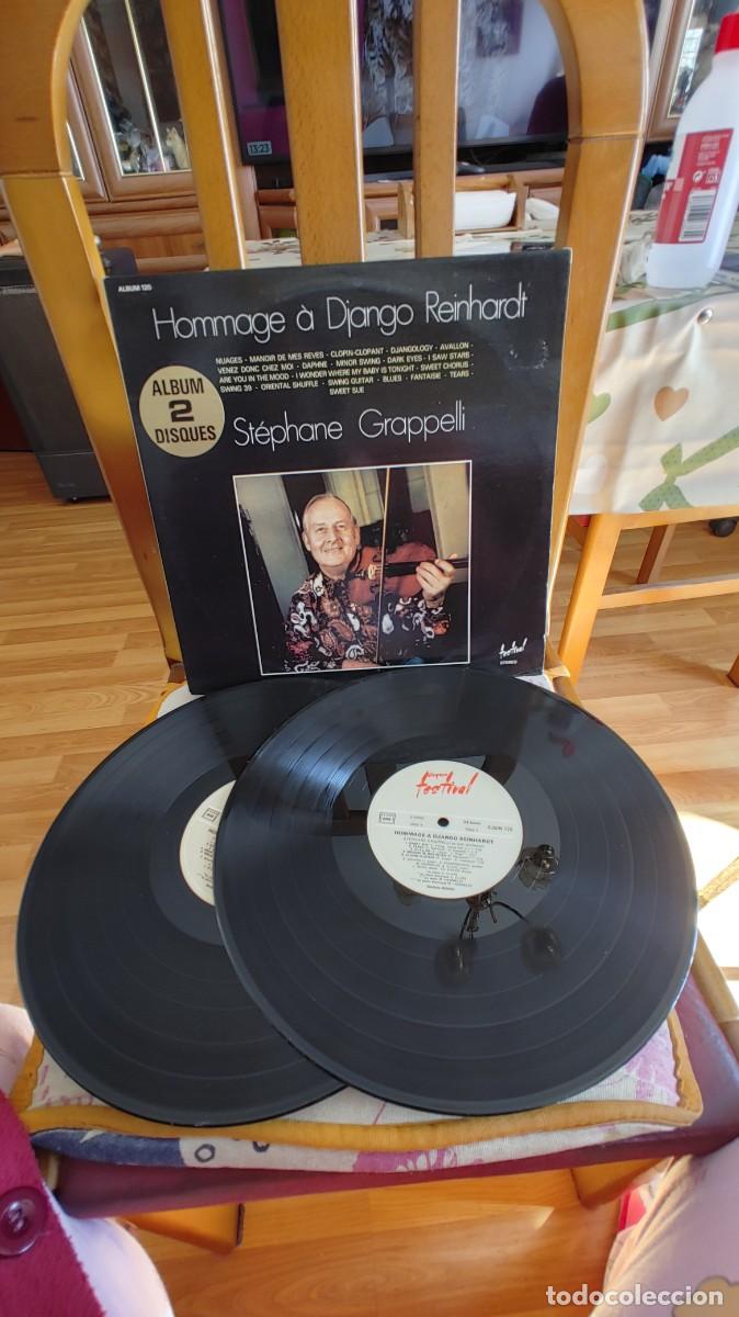 Discos de vinilo: STEPHANE GRAPPELLI-LP DOBLE HOMMAGE A DJANGO-GATEFOLD - Foto 1