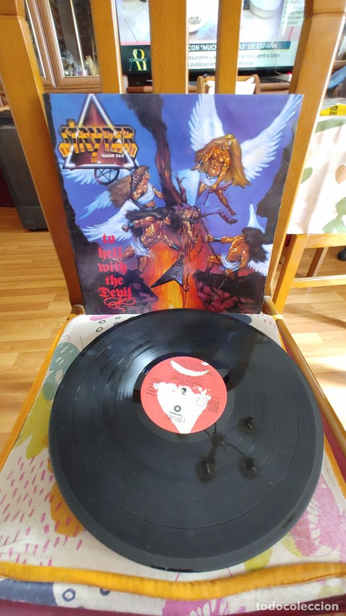 Discos de vinilo: STRYPER-LP TO HELL WITH THE DEVIL-GATEFOLD-SPAIN 1986-NUEVO - Foto 1