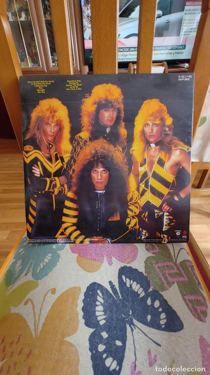 Discos de vinilo: STRYPER-LP TO HELL WITH THE DEVIL-GATEFOLD-SPAIN 1986-NUEVO - Foto 3