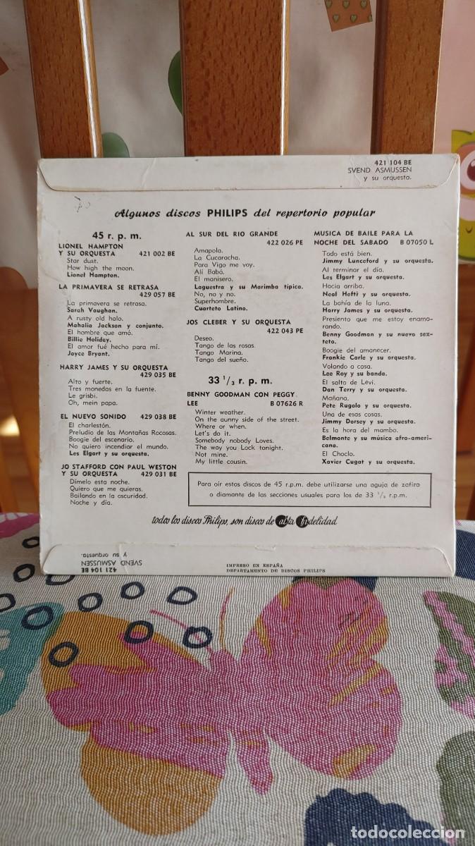 Discos de vinilo: SUEND ASMUSSEN-EP CUANDO SONRIES +3 - Foto 2