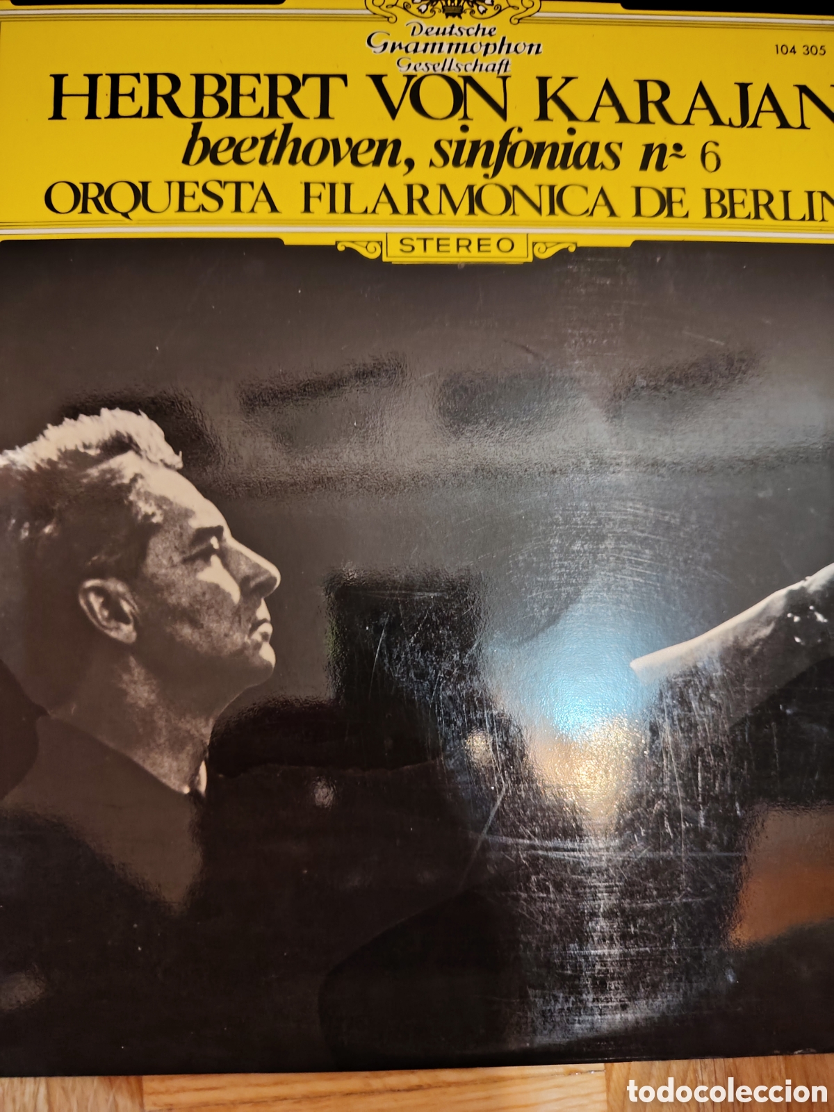Discos de vinilo: Beethoven Sinfon&iacute;a 6 Herbert von Karajan - Foto 1