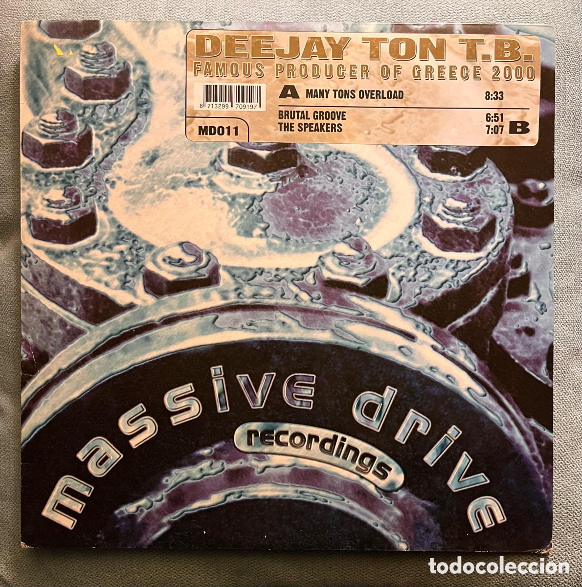 Discos de vinilo: DEEJAY TON T.B. - MAXI 1999 - MANY TONS OVERLOAD - Foto 1